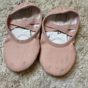 Stelle Size 9T Kids Blush Pink Dance Slippers